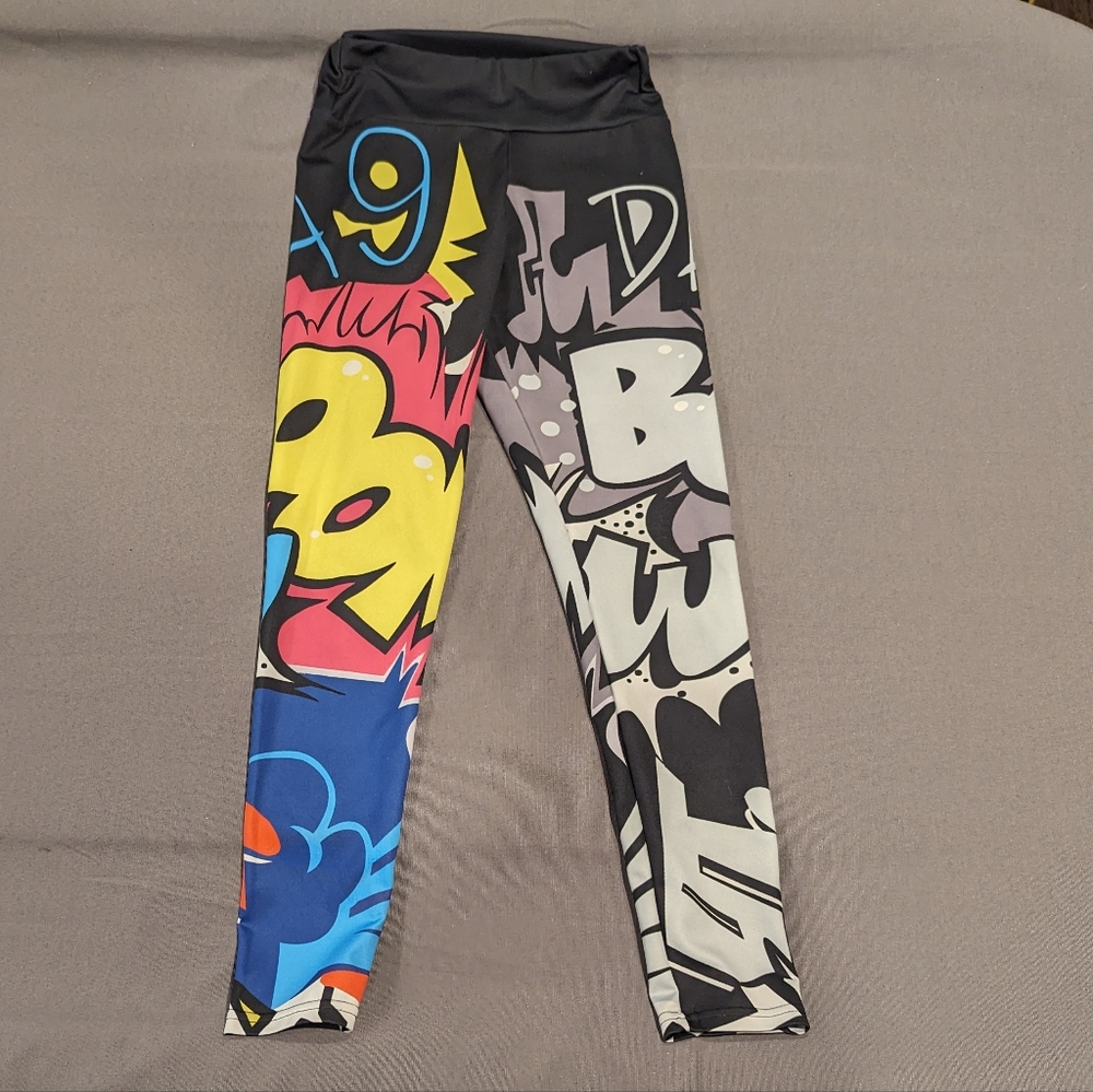 Women's Comic Book Leggings S